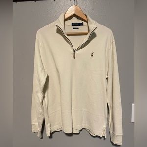 POLO Ralph Lauren cream pullover, men’s size medium